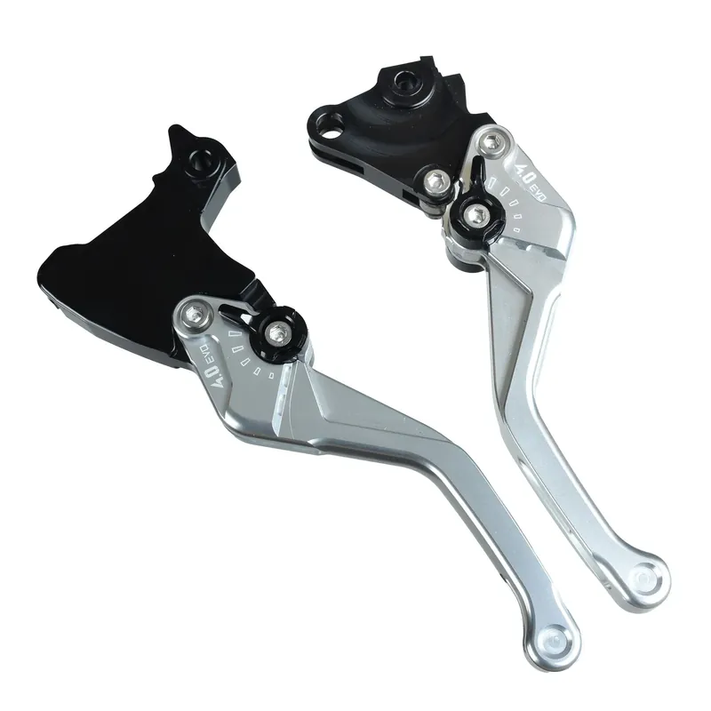 Preisknaller PUIG Bremshebel + Kupplungshebel Set v4 kurz silber (für BMW F 850 GS Edition 40 Years ABS K81 21 )