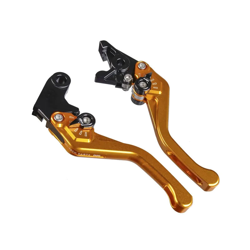 PUIG Bremshebel + Kupplungshebel Set v4 kurz gold (für Yamaha MT-09 SP ABS 23 ) Markenware