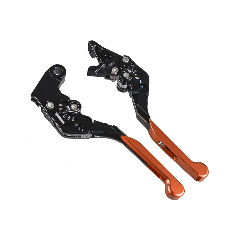 Highlight PUIG Bremshebel + Kupplungshebel Set v3 lang orange (für MV Agusta Brutale 1000 RR ABS B7 20-21 )