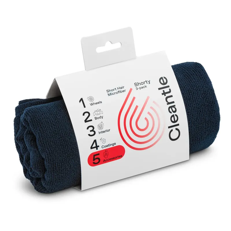 Cleantle SHORTY Mikrofasertücher 350gsm 3er Set Mega-Angebot