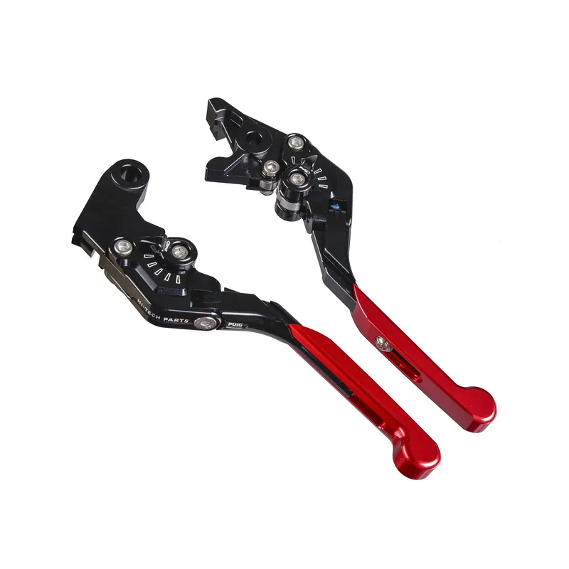 PUIG Bremshebel + Kupplungshebel Set v3 lang rot (für Triumph Speed 400 T010 24 ) Neue Ware