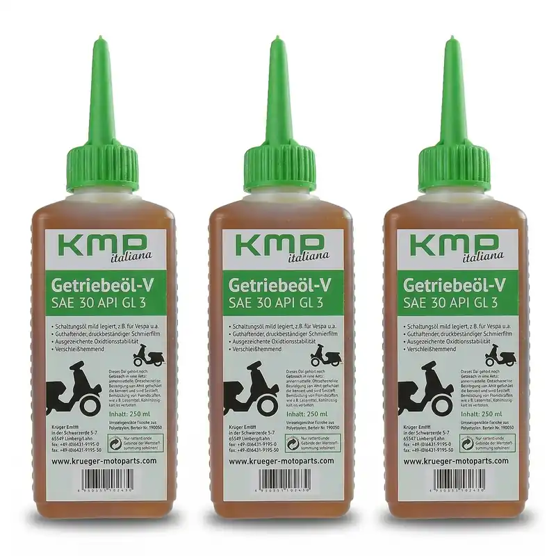 Angebot KMP Getriebeöl V SAE 30 API GL3 3er Set