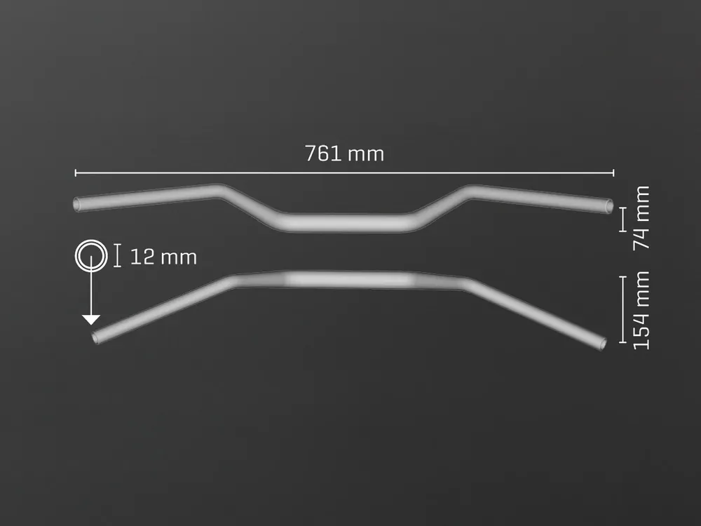 Motorradlenker SUPERBIKE BOOSTER – Typ 0429 Geprüft