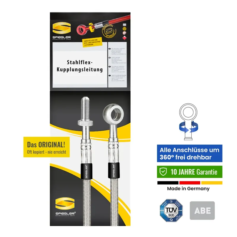 Neu Stahlflex Kupplungsleitung für TOYOTA CELICA TA2 08.77-12.81