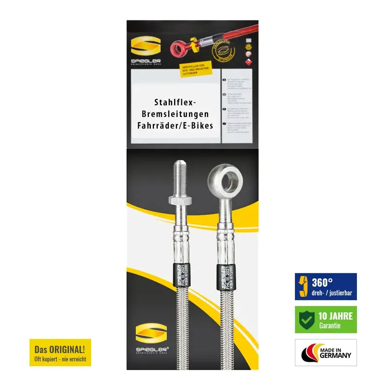 Mega-Angebot Stahlflex Bremsleitung für Formula Evoluzion 9.5 (Hinten)