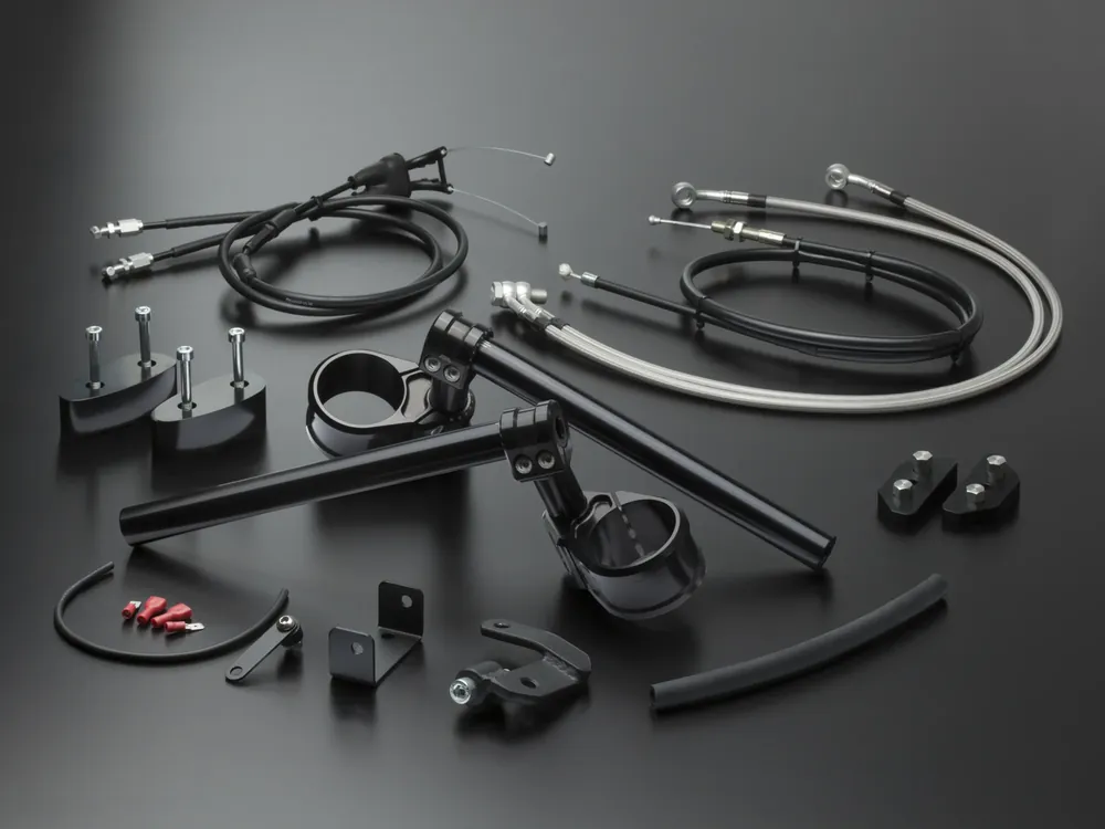Zertifiziert multiClip KIT Sport Ø50 mm für YAMAHA YZF-R1 (RN22), 1000 ccm, 2009 – 2011