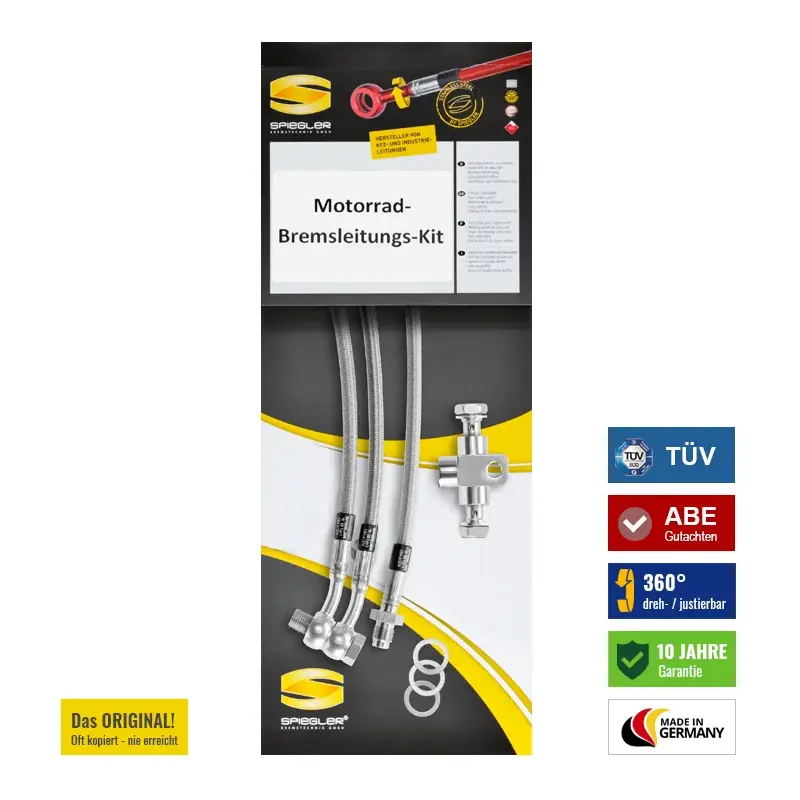 Expressversand Stahlflex-Bremsleitung für DUCATI 500 GTV Bremse hinten