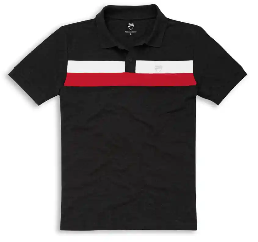 Ducati Original D-STRIPE POLO-SHIRT Herren Highlight