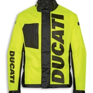 Zertifiziert Ducati original Regenjacke AQUA HV Gelb