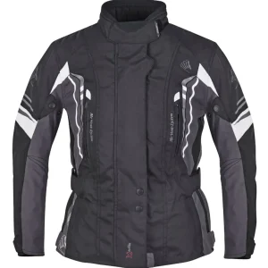 Solange Der Vorrat Reicht Germot Motorrad DAMENJACKE XANTIA PRO Schwarz/Grau