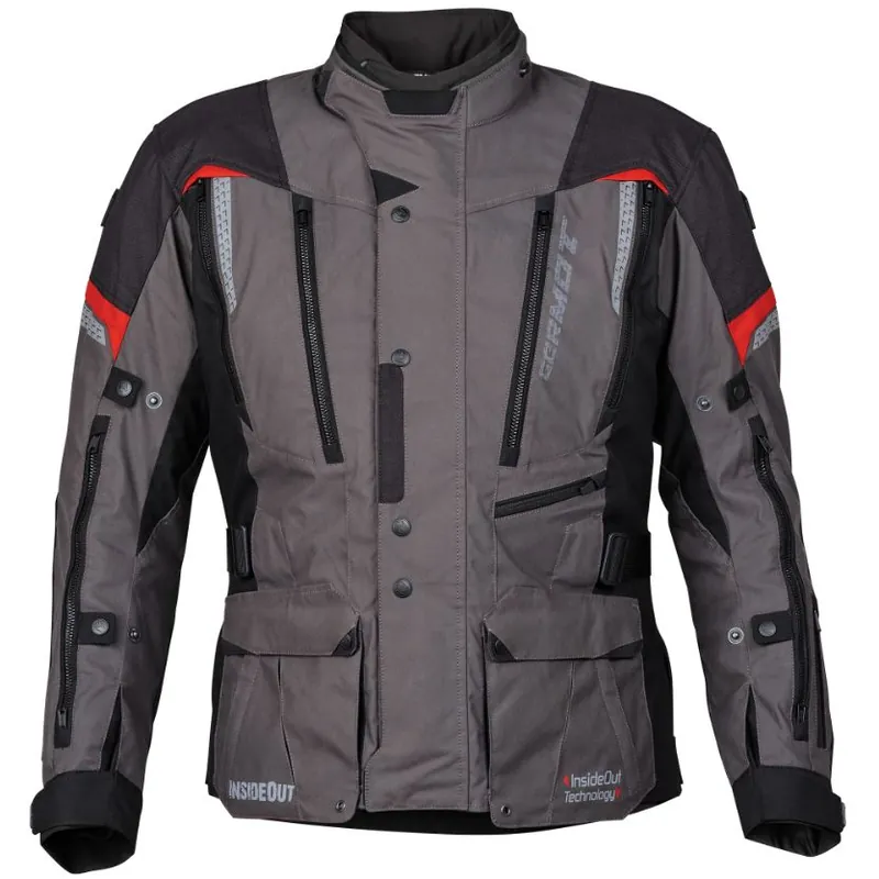 Neue Kollektion GERMOT MOTORRADJACKE INSIDE OUT ANTHRAZIT