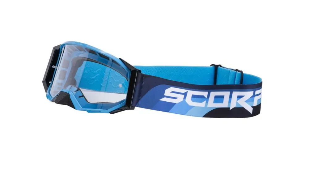 Preiswert SCORPION Motocross Brille blau