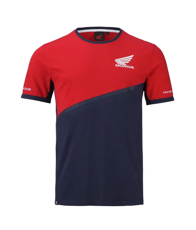 HONDA T-SHIRT RACING NAVY/RED Direktkauf