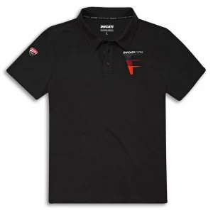 Direkt Vom Hersteller DUCATI CORSE SPEED BLACK POLO-SHIRT