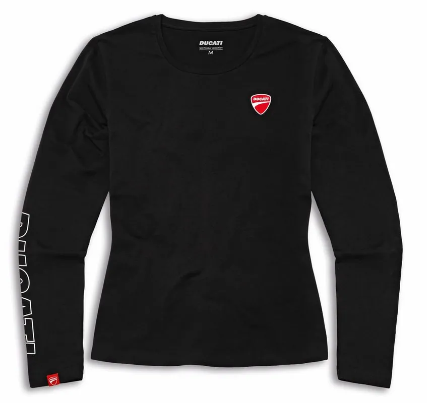 Zertifiziert Ducati T-Shirt Ducatiana L/A Damen