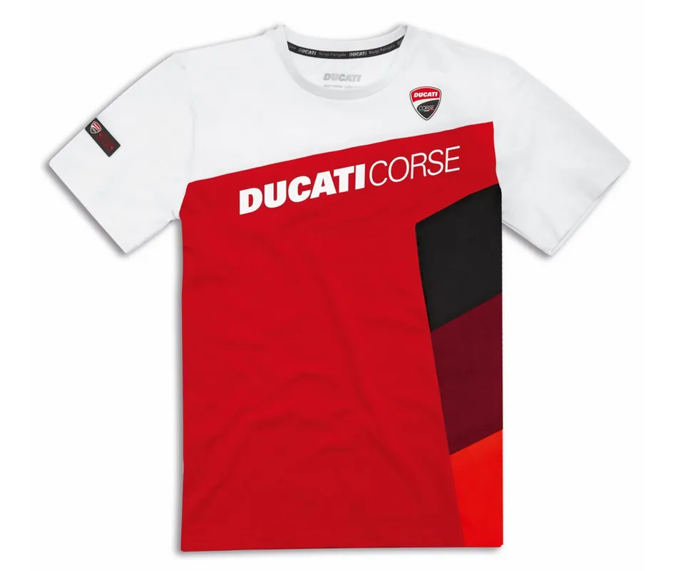 Ducati Original T-SHIRT DC SPORT WEIß Rabatt
