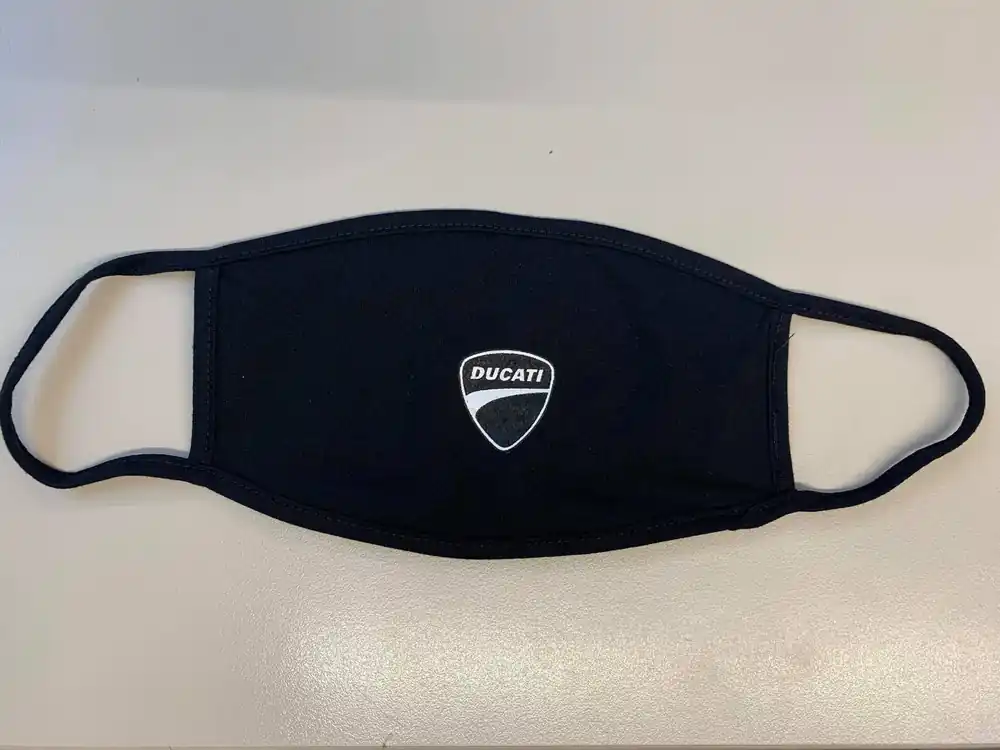 Direkt Vom Hersteller Ducati Mundschutz Original Schwarz Baumwolle Jersey
