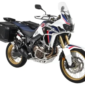 Hepco & Becker Kofferträgerset Cutout Edelstahl inkl. Xplorer Cutout Kofferset für Honda CRF1000L Af Expressversand