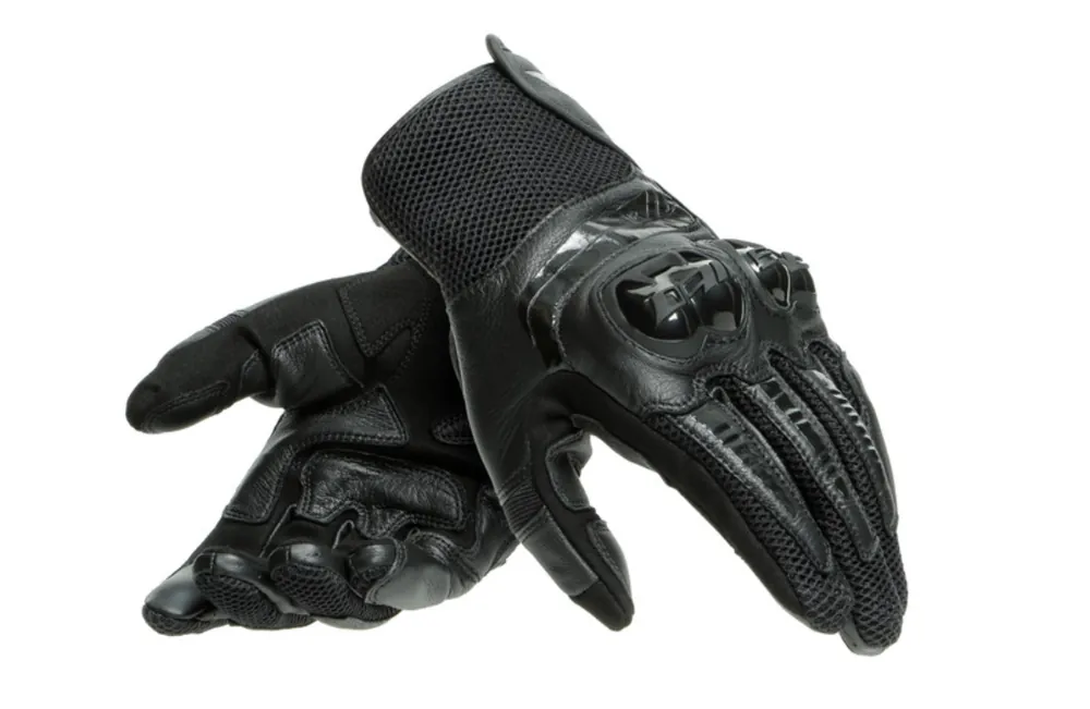 Dainese MIG 3 UNISEX LEDER GLOVES Handschuhe schwarz Billig