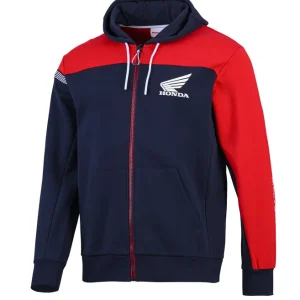 Geprüft Honda Sweatshirt Racing Blau-Rot