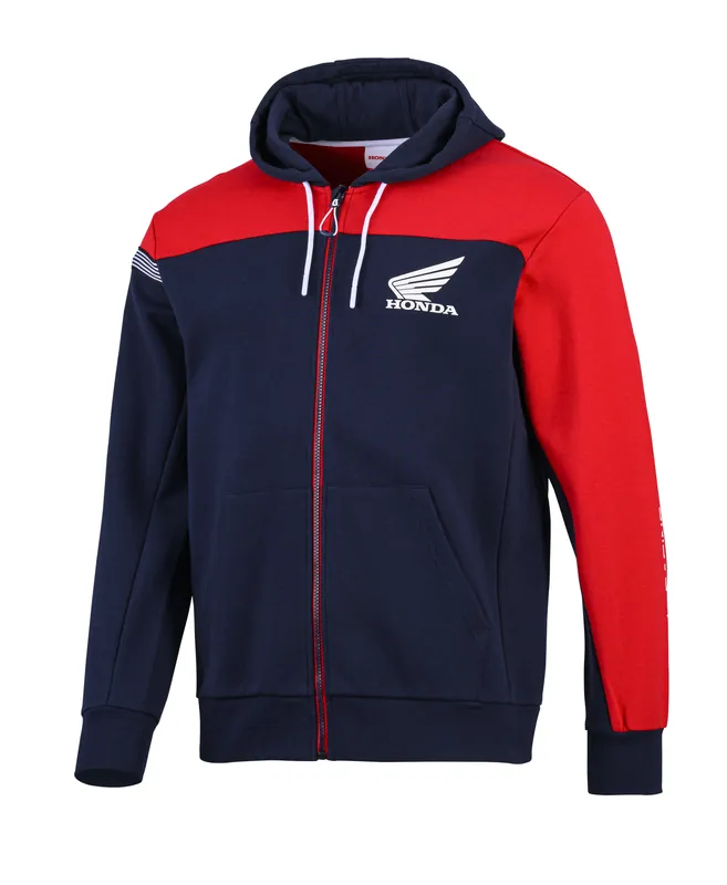 Geprüft Honda Sweatshirt Racing Blau-Rot