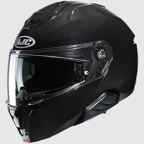 Finale Aktion HJC i91 SCHWARZ GLANZ KLAPPHELM