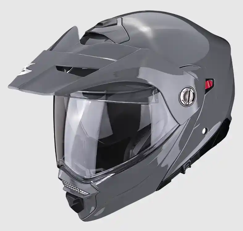 Scorpion ADX-2 Solid Zementgrau KLAPPHELM Ausverkauf