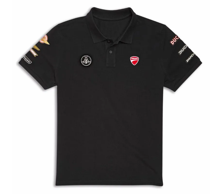 Ducati POLO-SHIRT ICON BLACK Preisknaller