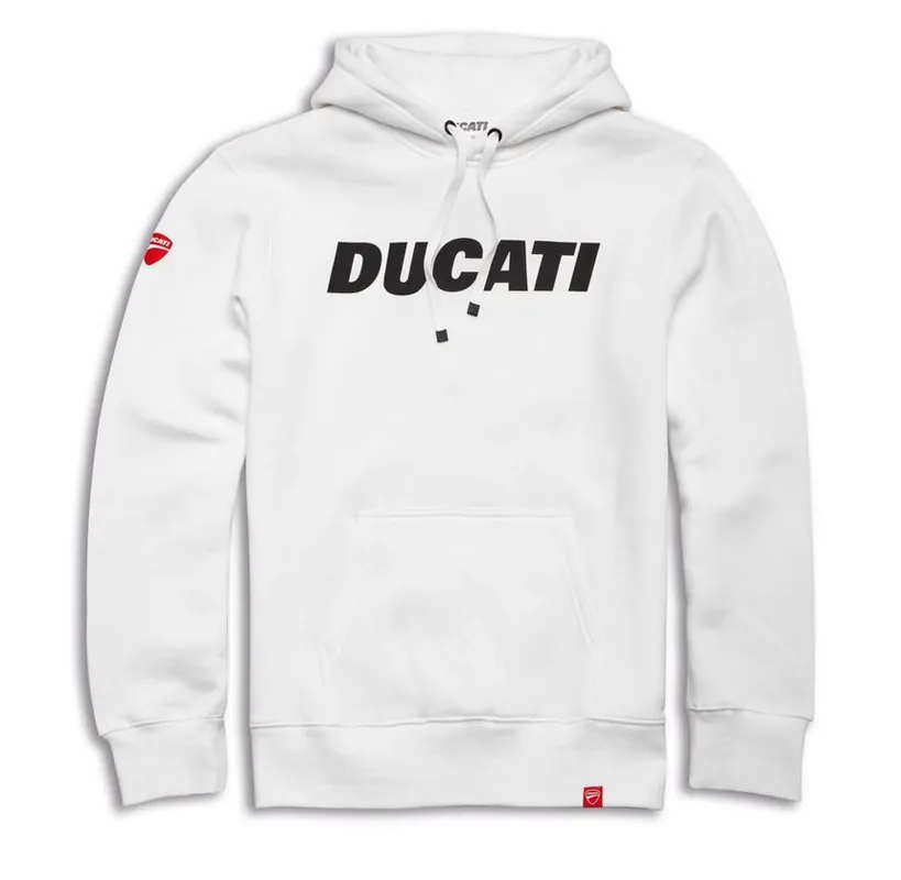 Solange Der Vorrat Reicht Ducati Sweatshirt / Hoodie Ducatianna Weiß