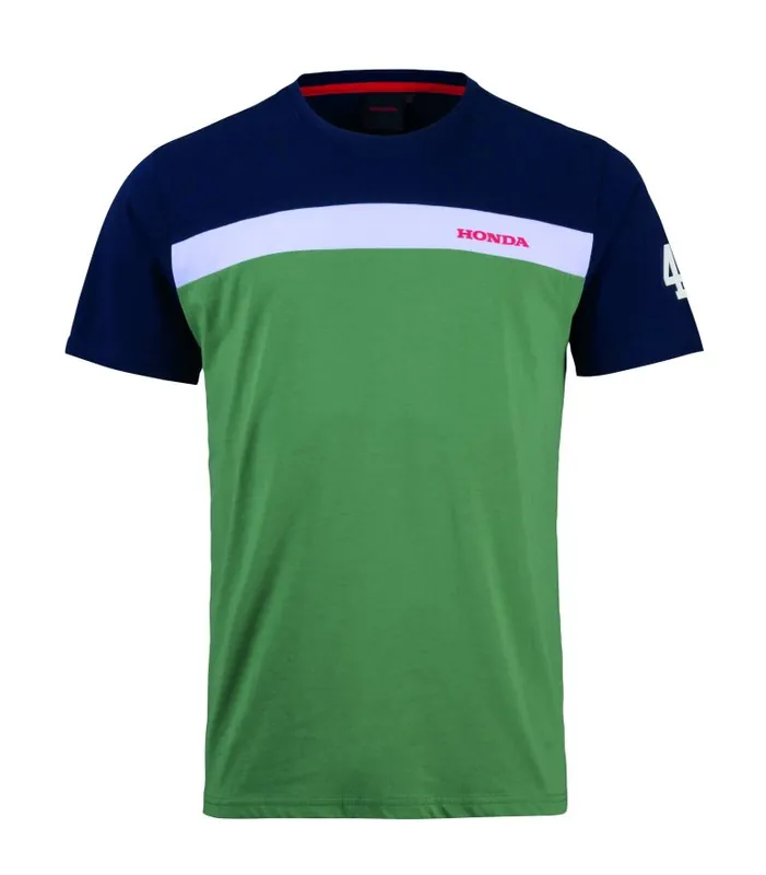 HONDA T-SHIRT COLLEGE GREEN/NAVY Expressversand