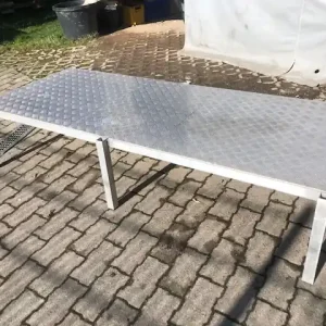 Knallerangebot Motorrad Aluminium Podest extrem stabil gebraucht