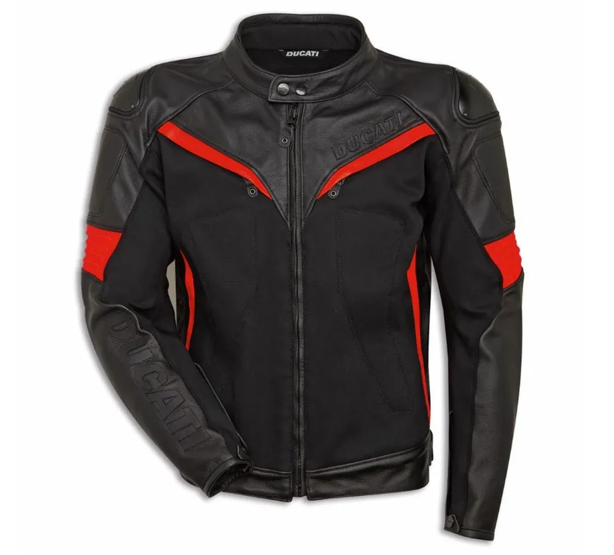 Coole DUCATI LEDERJACKE FIGHTER C2 Versand Am Gleichen Tag
