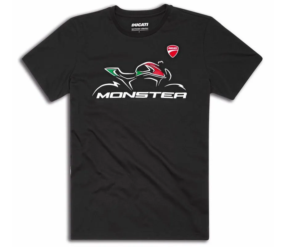 Ducati Original T-SHIRT MONSTER SKETCH HERREN Super-Preis