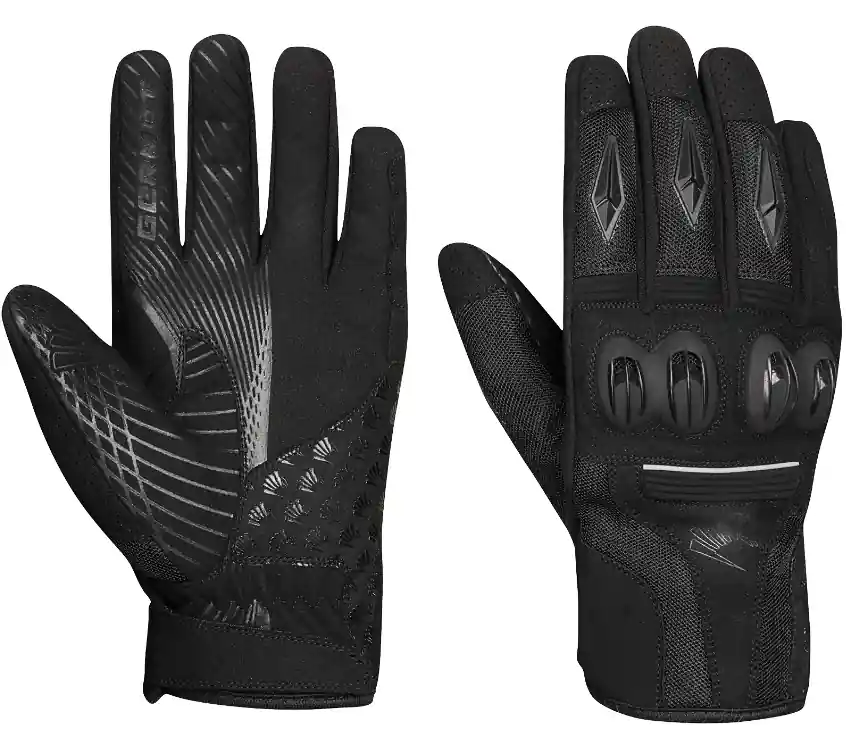 Nur Heute Germot Motorrad Sommer Handschuh CARY schwarz