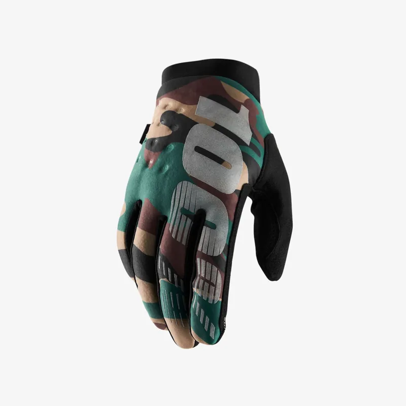 100% Prozent Brisker Camo Neopren Winter Handschuhe MTB MX Motocross Sonderaktion