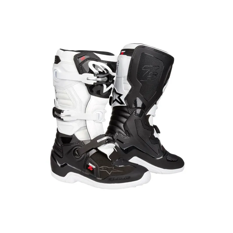 Saisonangebot Alpinestars Kinder Tech 7 7s Motocross Stiefel schwarz weiß Stiefel cross