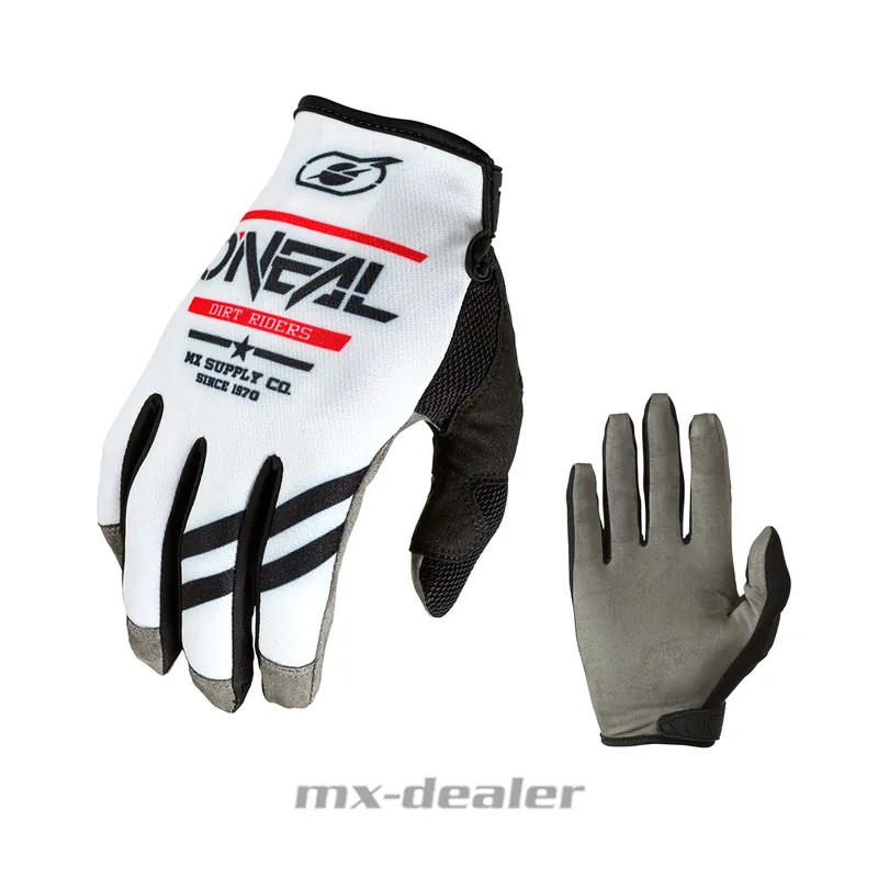 Oneal Mayhem Handschuhe Squadron Weiß MTB MX Motocross Cross Enduro Garantierte Lieferung