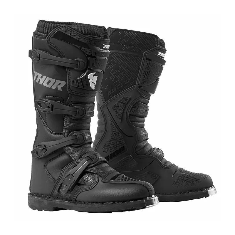 Schnäppchen Thor Blitz XP Offroad MX Stiefel schwarz Motocross Enduro Cross Quad Stiefel US 11 / EU 45,5