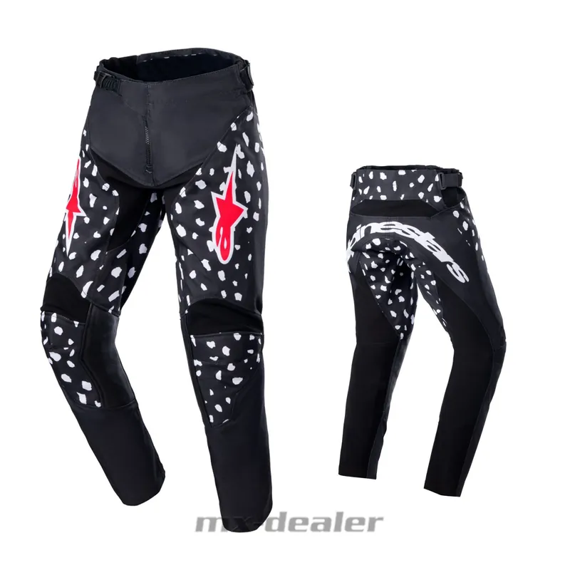 Alpinestars Youth Racer Crosshose Kinder North Schwarz Rot Motocross Hose Quad US 26 / EU 140 Direktkauf