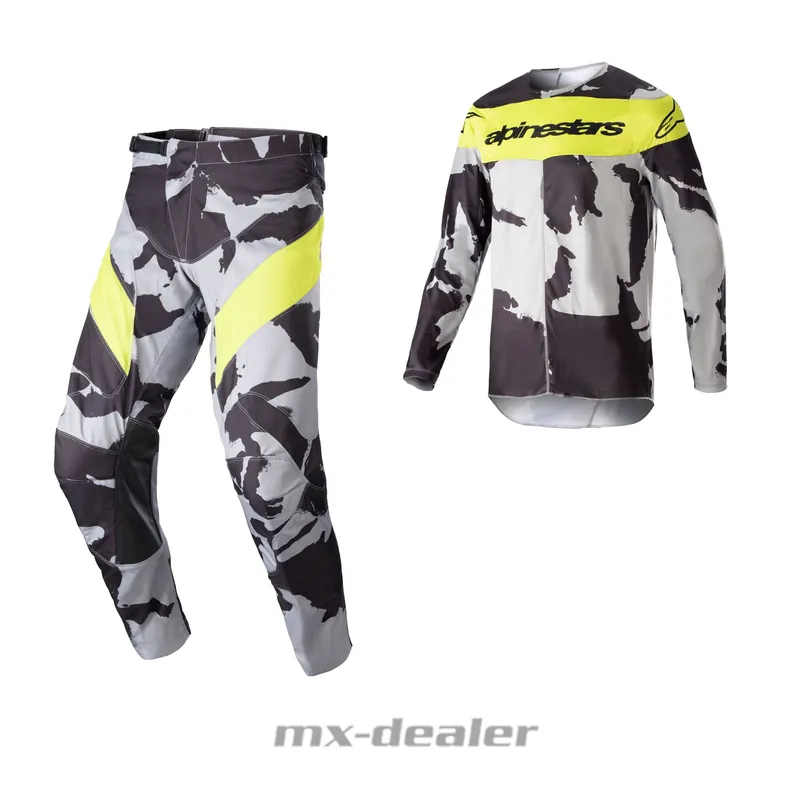 Alpinestars Racer Tactical Camo Gelb MX Enduro Motocross Combo 2023 Cross Hose Jersey US 34 / EU 50 M Top-Seller