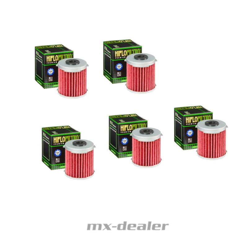 Geprüft Ölfilter Hiflo 5x Daelim 125 S-2 Freewing (SQ 125) Premium