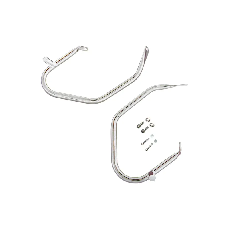 Drag Specialties Flache Satteltaschenschutzbügel Ø22,2mm Chrom links f. 1034 Sonderaktion