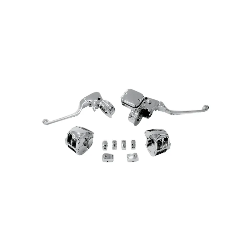 Top-Preis Drag Specialties Lenkerarmaturensatz mit mechanischer Kupplung Ø25,4mm 5KDS