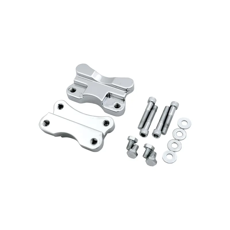 Schnäppchen Drag Specialties Schutzblech-zu-Gabel-Adapter für 21" Räder Chrom vorn f. Harley