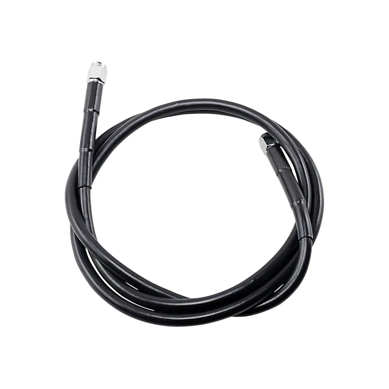 Drag Specialties Universal-Bremsleitung L50" Schwarz vorn Bestpreis