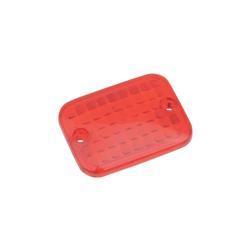Saisonangebot Drag Specialties Ersatzglas L88,9mm B44,5mm H34,9mm Red