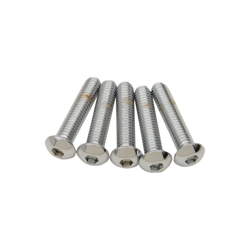 Solange Der Vorrat Reicht Drag Specialties Ersatz-Innensechskant-Schrauben Chrom Diameter - Thread B828