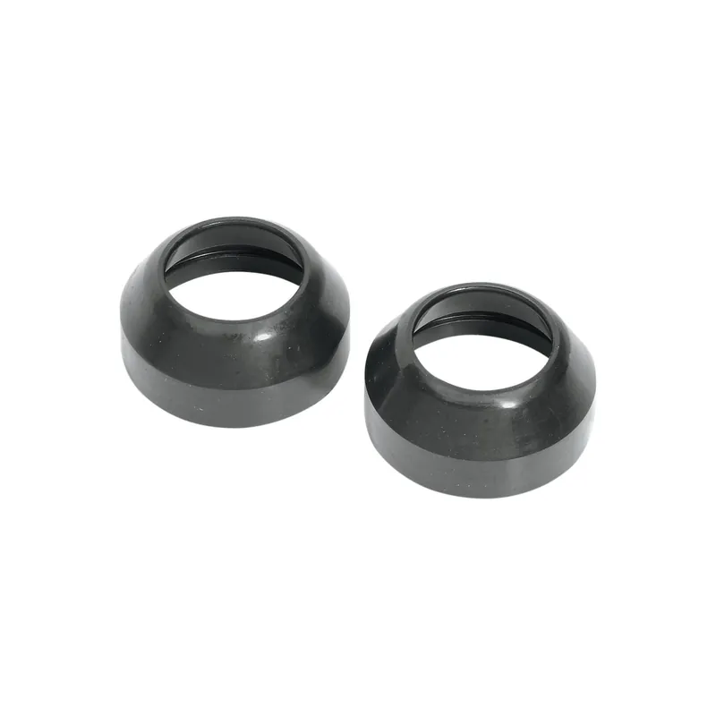 Drag Specialties Gabelfaltenbalg & Staubdichtringe LStandard Schwarz Fork f. 41 Echt