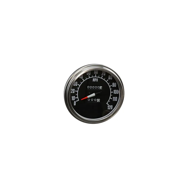 Drag Specialties 5" FL-Style 2240 60 Tachometer mit Reed-Schalter OD5" f. Harley Sofort Bestellen