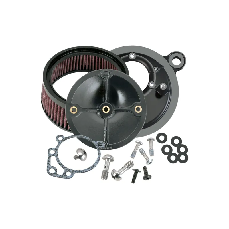 Finale Aktion S&S Super Stock Stealth Luftfilter-Kit f. Super E/G Harley 93-99